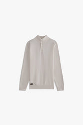 Mock Neck Textured Sweater